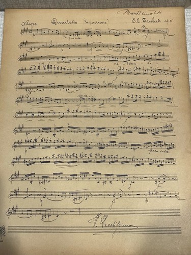 Antike partitur quartett - partitur,