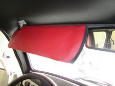 2 Sonnenblenden Bezüge Kunstleder ,Farbe Ihrer Wahl, für Trabant 601