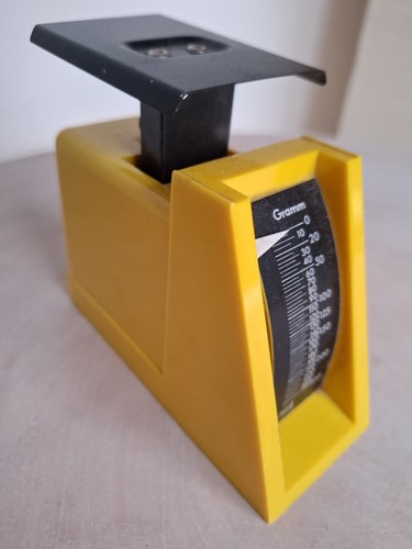 Porti vintage briefwaage - briefwaage, gelb