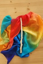 Waldorf Zauberstab Holz Märchen, Fee-Design, Handarbeit