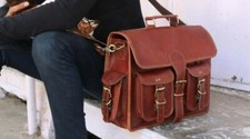 Bräunlich Leder Vintage