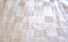 Damast Meterware Stoff Dekorationsstoff Baumwolle Unbenutzt 5.70mx80cm P.11.1/8