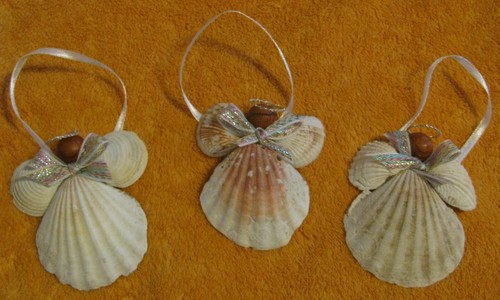 Muschel engel handarbeit - muschel,