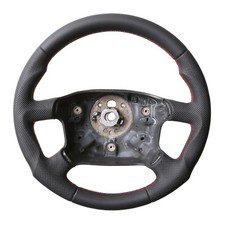 VW Lenkrad T4 Airbaglenkrad Neu Beziehen Tuning Naht rot 7387