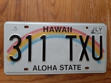 Originales USA Nummernschild