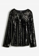 Pailletten Shirt Gr. 34