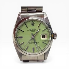 Rolex Date 34mm Green