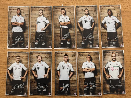 Autogrammkarten bayern - 10,