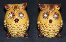 Salz- & Pfefferstreuer Eulen Wackelaugen Japan ca. 8cm Dekor Sammler