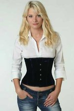 Korsett Corsage Samt Violett