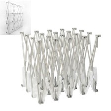 Gebogene Messewand Pop Up Aluminium Faltbare Messewand Faltdisplay mit Klett DE