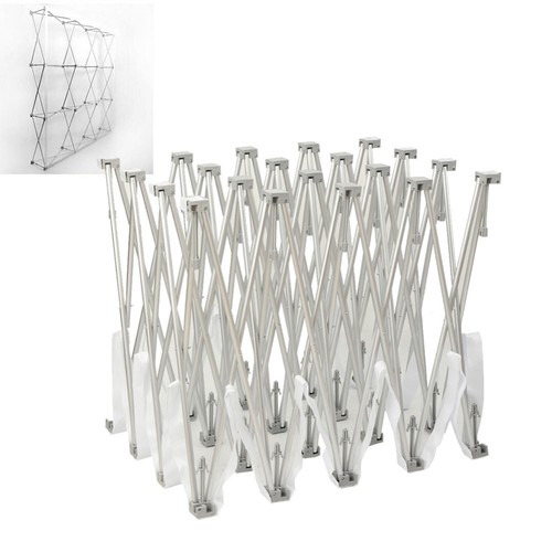 Gebogene messewand pop - gebogene, up