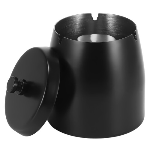 Aschenbecher edelstahl mit - aschenbecher,