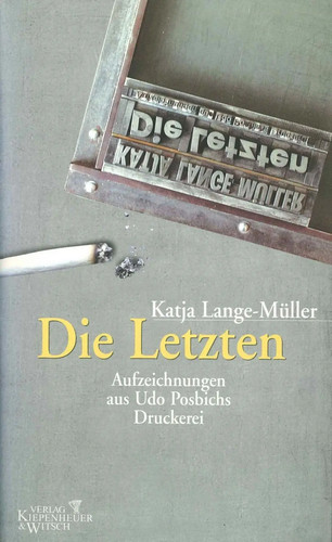 Die letzten aufzeichnungen - |,