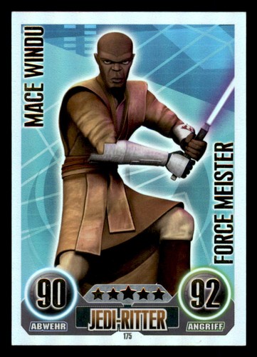 Mace windu force attax star - windu,