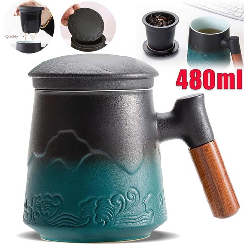 Teetasse mit deckel und - mit, sieb