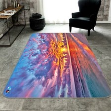 3D Sonnenuntergang Wolken Meer