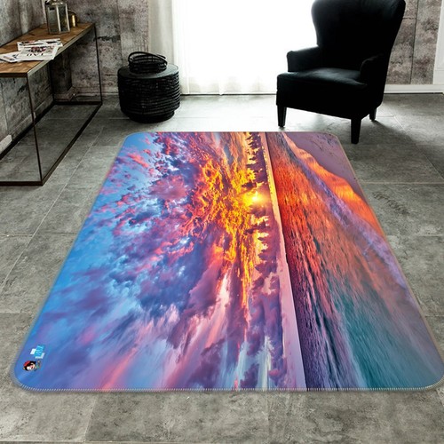 Sonnenuntergang wolken meer - 3d,