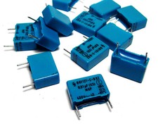 20 St. X2-Kondensatoren, 0.01 µF / 400 V AC, Siemens B81121 X2 MKP, RM15, NOS