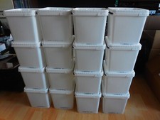 16 Stüclk Eimer eckig, 5 Liter weiß mit Deckel Wie Neu