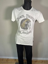 Rude Riders T-Shirt/Weiß/Print/Gr.M/Leger/Sommer/Komfort