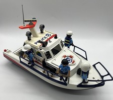 Playmobil 6282 Polizei Schnellboot mit vielen Figuren ähnlich Zu 4448 Boot
