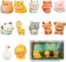 Miniharz Tierfiguren 12er Set