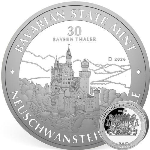 Silber bayern thaler - 1,
