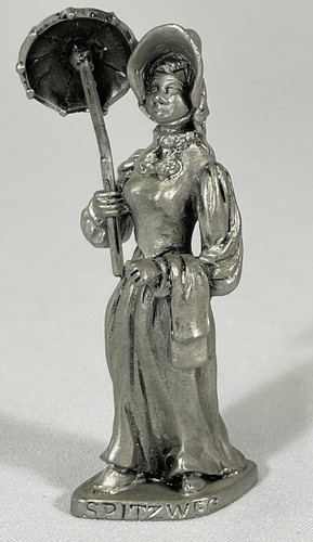 Spitzweg zinn figur - spitzweg,