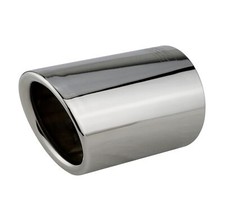 1 Auspuffblende Edelstahl  für VW Golf 6 7 Polo 6R Audi A1 A3 Auspuff Blende 