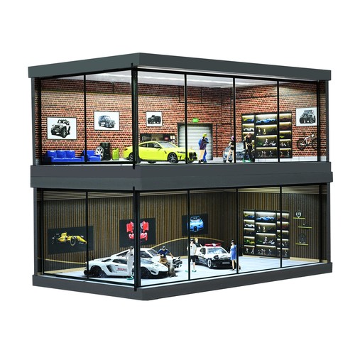 Diorama auto showroom - 1:64,