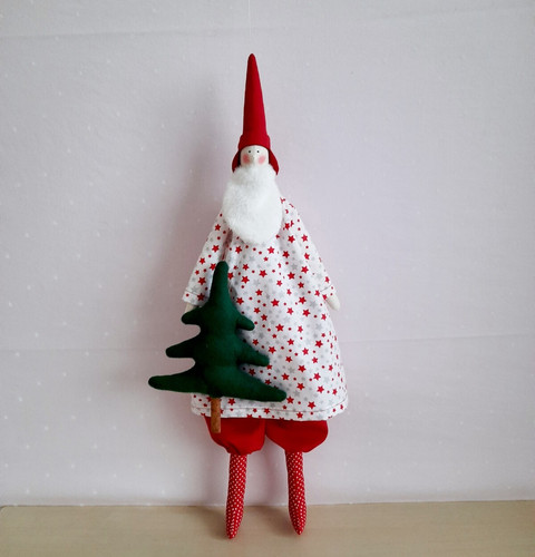 Weihnachtsmann mit tannenbaum - mit,
