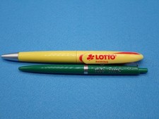 30% 2x Kugelschreiber  Lotto der Grüne ist aus den 60iger Jahren