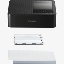 Canon Drucker Selphy CP 1500 schwarz, mobiler Fotodrucker mit 1x RP54 NEU cp1500