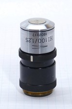 Zeiss Jena Mikroskop Objektiv HI 100/1,25 Oel Iris * Enderlein Blutuntersuchung