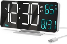 Moderne LED-Tischuhr mit