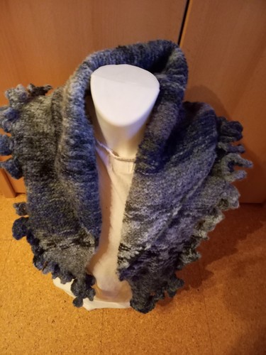 Schal handgestrickt nordic - schal,