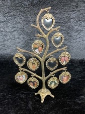 Stammbaum Familienbaum Bilderrahmen Fotorahmen Tischdekoration 11 Bilder in Gold