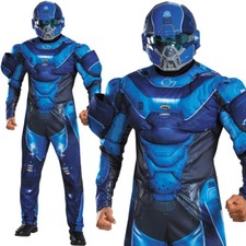 Herren blauer halo spartan - blauer,