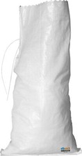 Sandsäcke PP 30 x 60cm Weiß mit Verschlussband / Hochwasserschutz