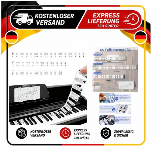 Klavier noten aufleger für - für, 88