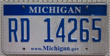 Michigan Nummernschild USA