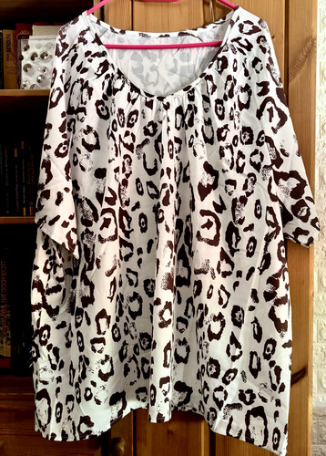 Süße bluse leoprint - bluse,