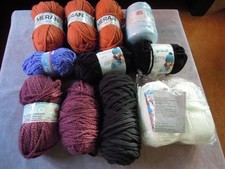 Wollreste Konvolut Stricken Häkeln Paket ca. 1909 Gramm