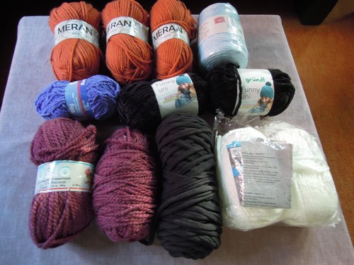 Wollreste konvolut stricken - wollreste,