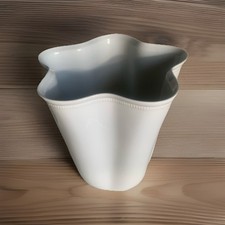 Weiße Wagenfeld Vase