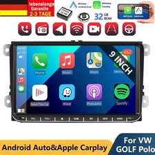 Android 12 Carplay Autoradio GPS NAVI RDS Für VW GOLF 5 6 Touran EOS Tiguan Polo