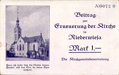 Niederwiesa sachsen - ak,