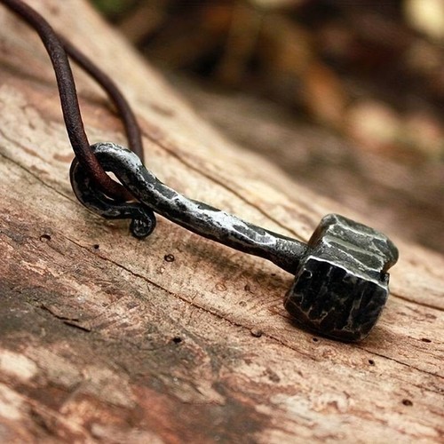 Wikinger halsband mjölnir - wikinger, halsband/mjölnir
