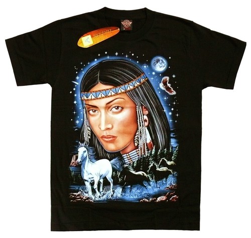 Reiter shirt indianerin - reiter, t-shirt